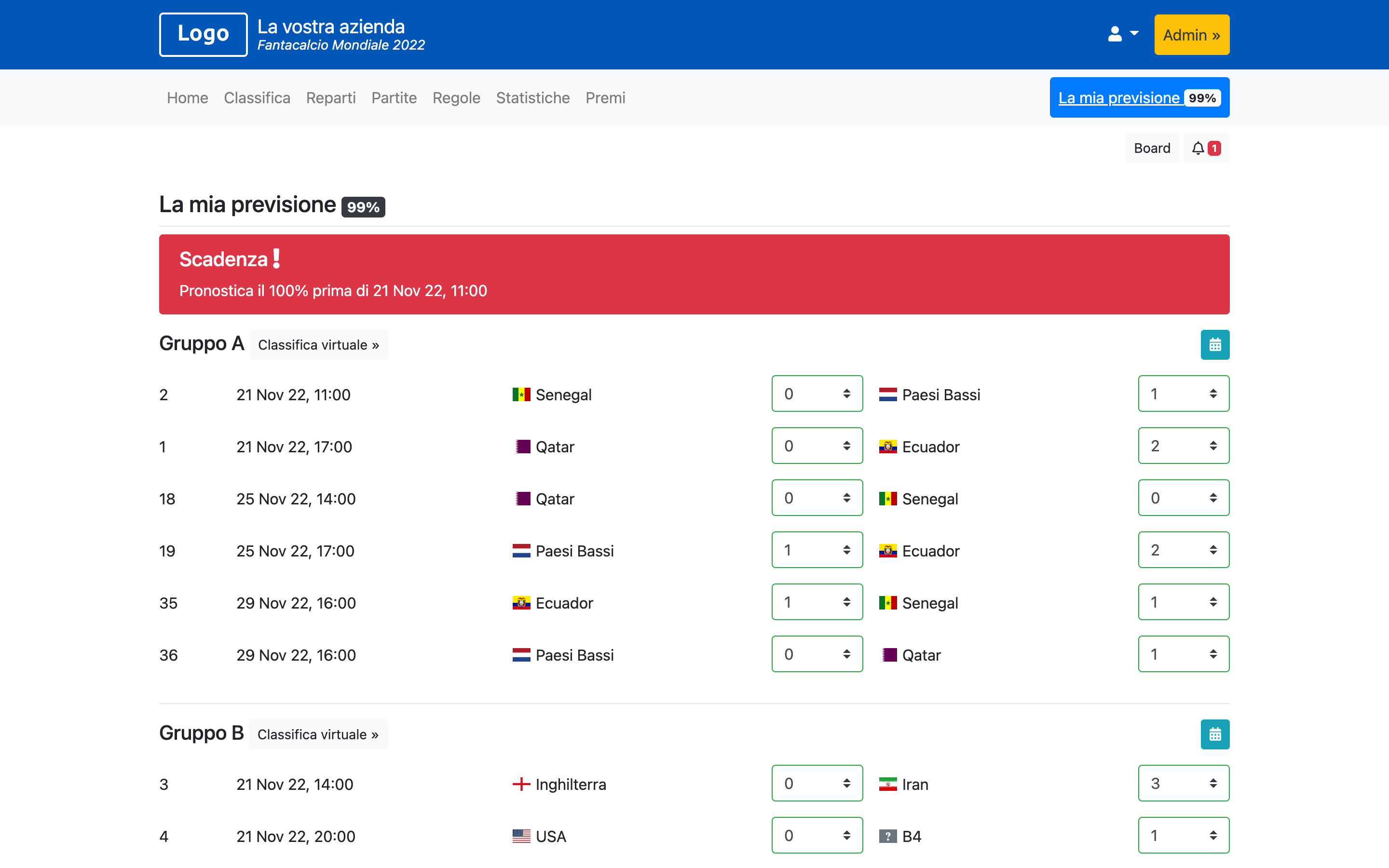 Fantacalcio Mondiale 2026 - EURO 2024